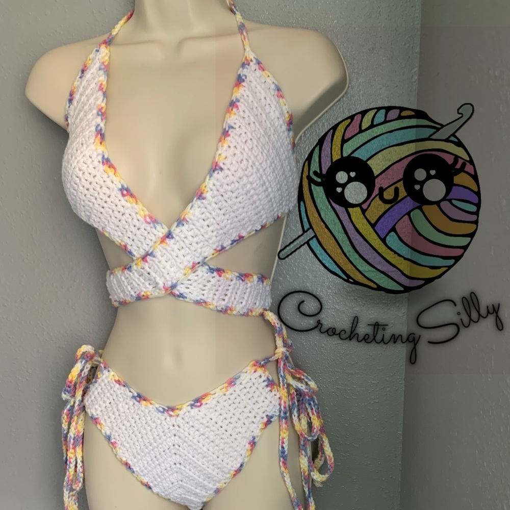 Handmade crochet bathing suit